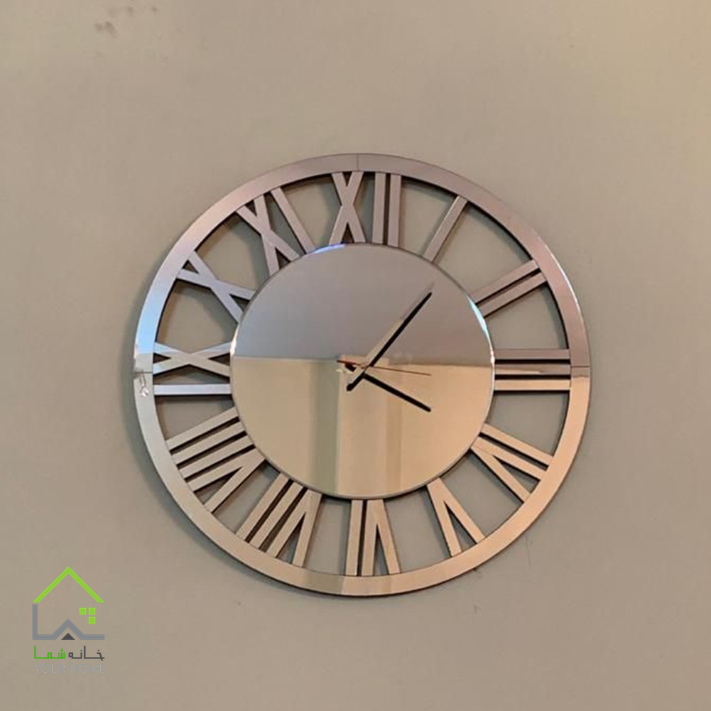 ساعت دیواری آینه ای